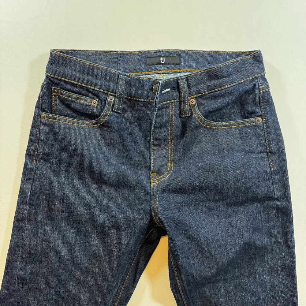 UNIQLO +J J. Jil Sander Selvedge Straight Jeans Women’s 25 Dark Wash Denim